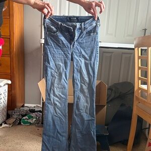 Hollister Women's Light Blue Boot Cut Jeans